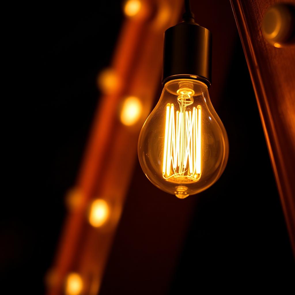 Edison bulb detail